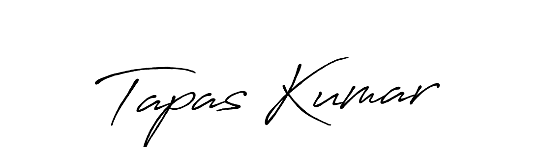 Make a beautiful signature design for name Tapas Kumar. With this signature (Antro_Vectra_Bolder) style, you can create a handwritten signature for free. Tapas Kumar signature style 7 images and pictures png