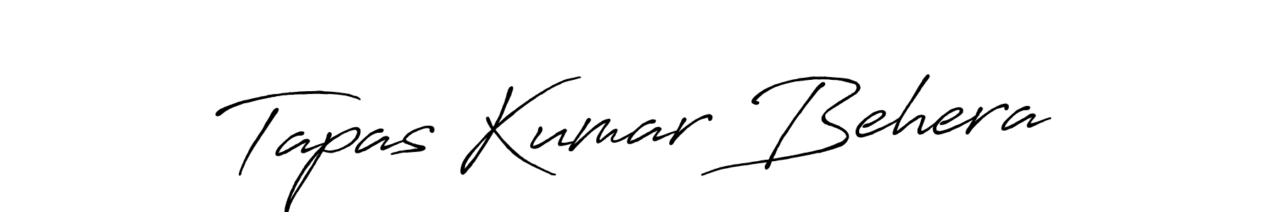 Use a signature maker to create a handwritten signature online. With this signature software, you can design (Antro_Vectra_Bolder) your own signature for name Tapas Kumar Behera. Tapas Kumar Behera signature style 7 images and pictures png