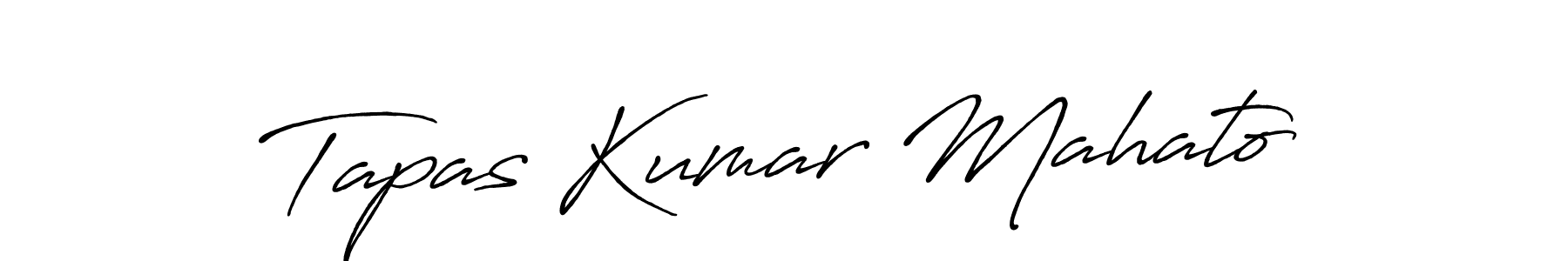 The best way (Antro_Vectra_Bolder) to make a short signature is to pick only two or three words in your name. The name Tapas Kumar Mahato include a total of six letters. For converting this name. Tapas Kumar Mahato signature style 7 images and pictures png