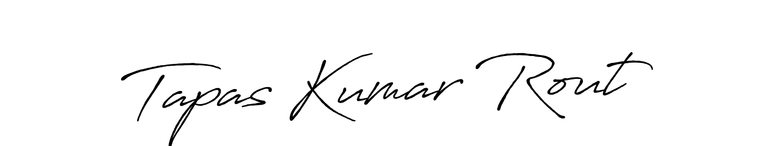 Design your own signature with our free online signature maker. With this signature software, you can create a handwritten (Antro_Vectra_Bolder) signature for name Tapas Kumar Rout. Tapas Kumar Rout signature style 7 images and pictures png