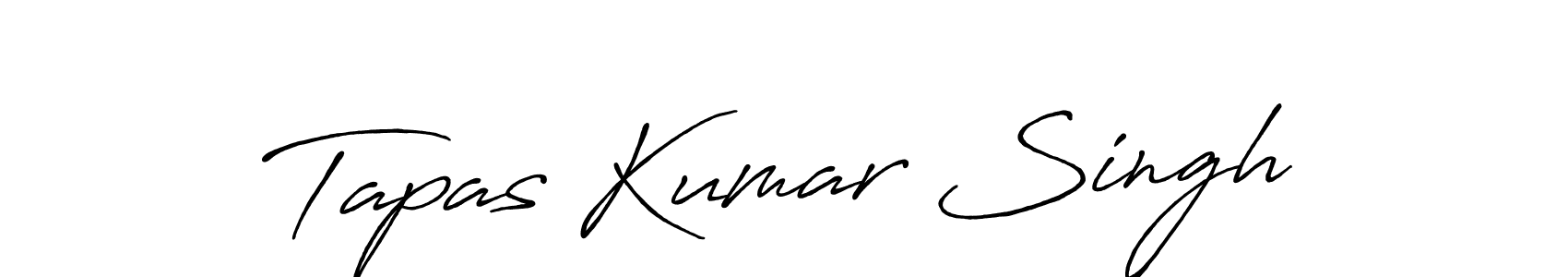 Use a signature maker to create a handwritten signature online. With this signature software, you can design (Antro_Vectra_Bolder) your own signature for name Tapas Kumar Singh. Tapas Kumar Singh signature style 7 images and pictures png