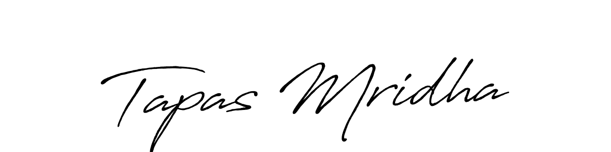 Once you've used our free online signature maker to create your best signature Antro_Vectra_Bolder style, it's time to enjoy all of the benefits that Tapas Mridha name signing documents. Tapas Mridha signature style 7 images and pictures png