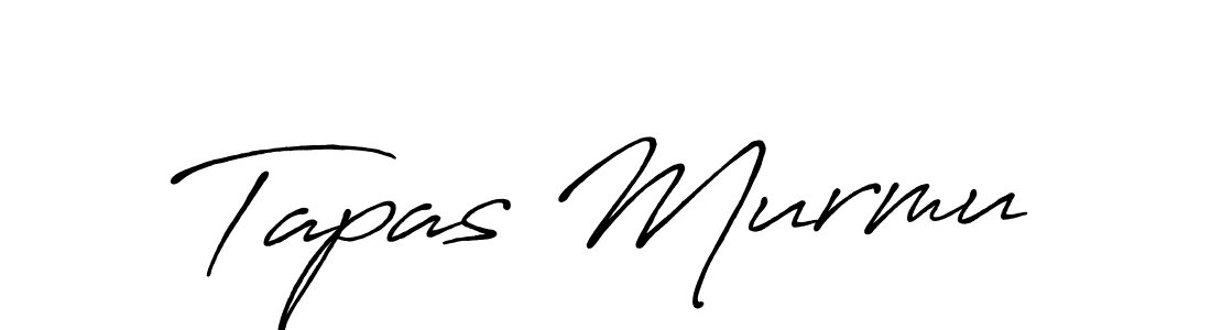 Use a signature maker to create a handwritten signature online. With this signature software, you can design (Antro_Vectra_Bolder) your own signature for name Tapas Murmu. Tapas Murmu signature style 7 images and pictures png