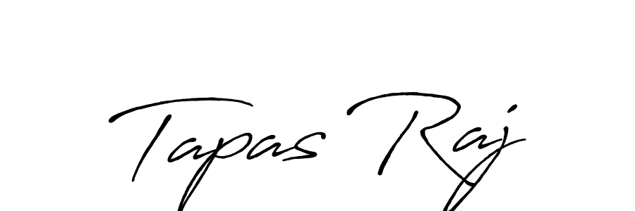 Tapas Raj stylish signature style. Best Handwritten Sign (Antro_Vectra_Bolder) for my name. Handwritten Signature Collection Ideas for my name Tapas Raj. Tapas Raj signature style 7 images and pictures png