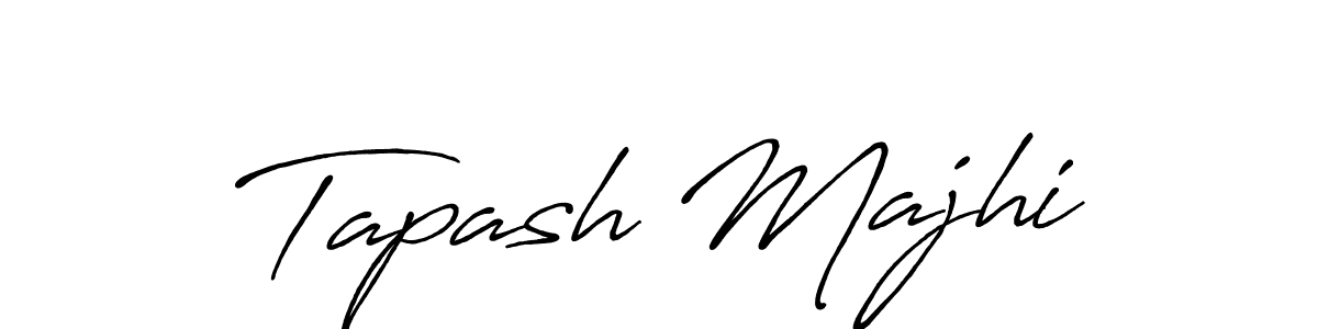 How to make Tapash Majhi name signature. Use Antro_Vectra_Bolder style for creating short signs online. This is the latest handwritten sign. Tapash Majhi signature style 7 images and pictures png