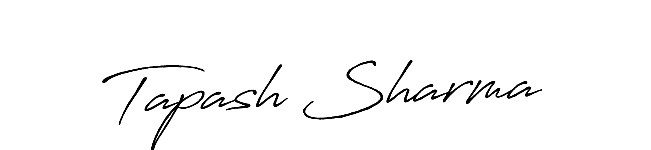 The best way (Antro_Vectra_Bolder) to make a short signature is to pick only two or three words in your name. The name Tapash Sharma include a total of six letters. For converting this name. Tapash Sharma signature style 7 images and pictures png