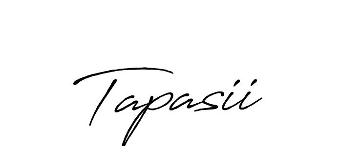 Design your own signature with our free online signature maker. With this signature software, you can create a handwritten (Antro_Vectra_Bolder) signature for name Tapasii. Tapasii signature style 7 images and pictures png