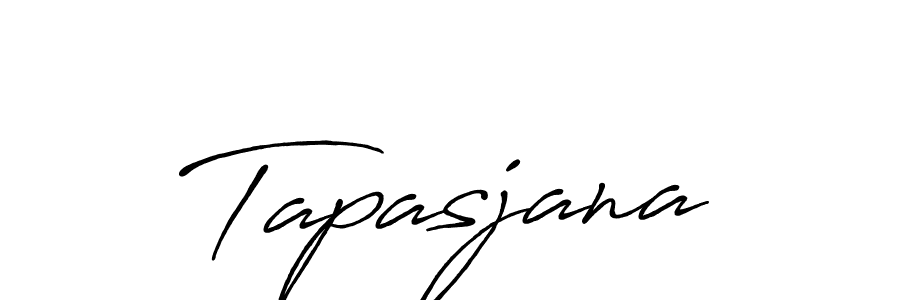 Tapasjana stylish signature style. Best Handwritten Sign (Antro_Vectra_Bolder) for my name. Handwritten Signature Collection Ideas for my name Tapasjana. Tapasjana signature style 7 images and pictures png