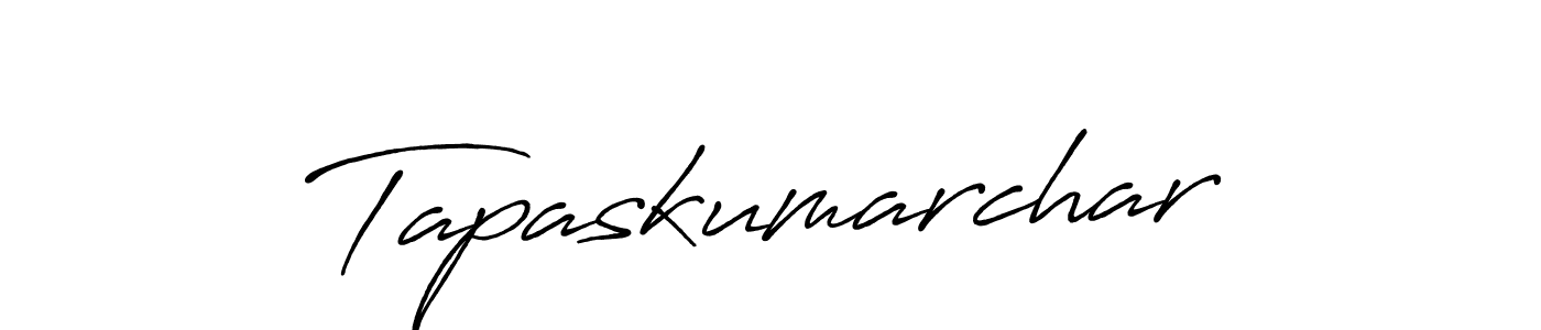 Create a beautiful signature design for name Tapaskumarchar. With this signature (Antro_Vectra_Bolder) fonts, you can make a handwritten signature for free. Tapaskumarchar signature style 7 images and pictures png