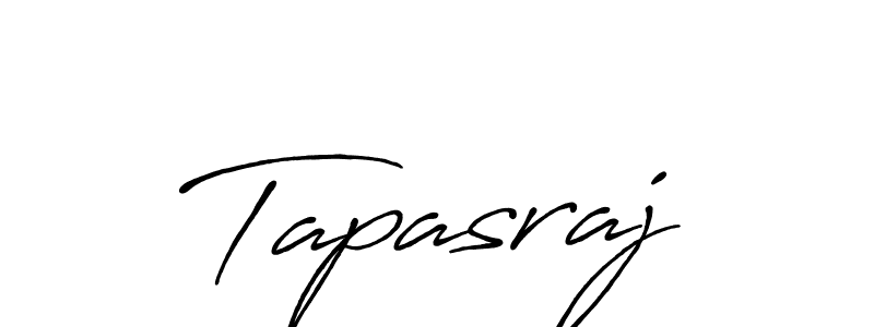 Make a beautiful signature design for name Tapasraj. With this signature (Antro_Vectra_Bolder) style, you can create a handwritten signature for free. Tapasraj signature style 7 images and pictures png