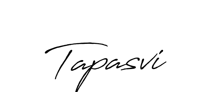 Make a beautiful signature design for name Tapasvi. With this signature (Antro_Vectra_Bolder) style, you can create a handwritten signature for free. Tapasvi signature style 7 images and pictures png