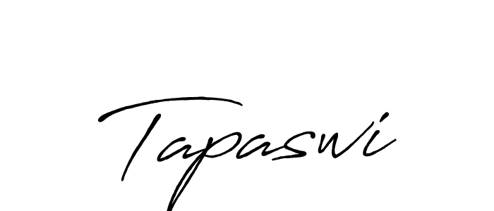Make a beautiful signature design for name Tapaswi. With this signature (Antro_Vectra_Bolder) style, you can create a handwritten signature for free. Tapaswi signature style 7 images and pictures png