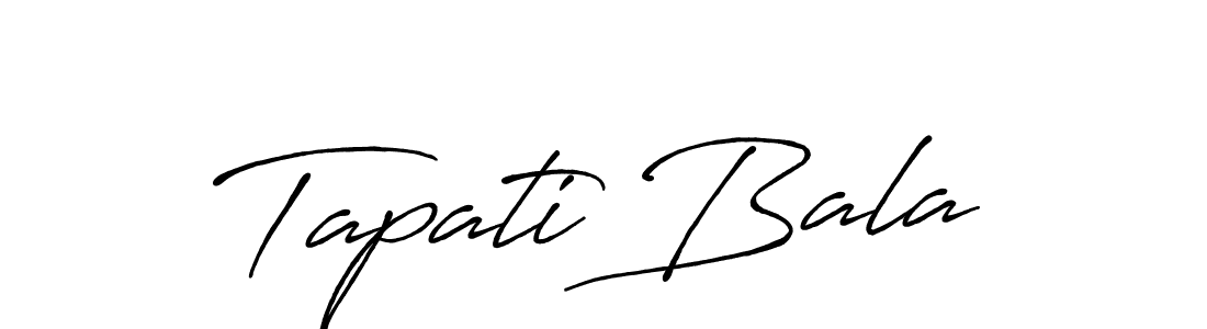 How to make Tapati Bala signature? Antro_Vectra_Bolder is a professional autograph style. Create handwritten signature for Tapati Bala name. Tapati Bala signature style 7 images and pictures png