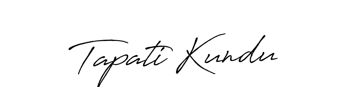 Also we have Tapati Kundu name is the best signature style. Create professional handwritten signature collection using Antro_Vectra_Bolder autograph style. Tapati Kundu signature style 7 images and pictures png
