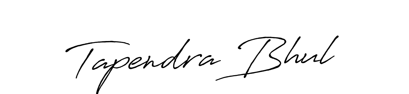 You can use this online signature creator to create a handwritten signature for the name Tapendra Bhul. This is the best online autograph maker. Tapendra Bhul signature style 7 images and pictures png