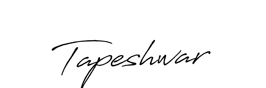 Tapeshwar stylish signature style. Best Handwritten Sign (Antro_Vectra_Bolder) for my name. Handwritten Signature Collection Ideas for my name Tapeshwar. Tapeshwar signature style 7 images and pictures png