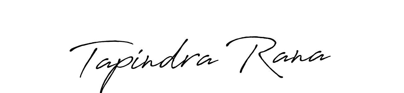 Use a signature maker to create a handwritten signature online. With this signature software, you can design (Antro_Vectra_Bolder) your own signature for name Tapindra Rana. Tapindra Rana signature style 7 images and pictures png