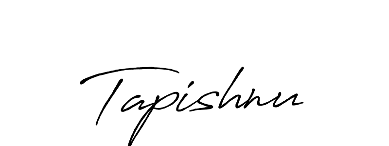 Create a beautiful signature design for name Tapishnu. With this signature (Antro_Vectra_Bolder) fonts, you can make a handwritten signature for free. Tapishnu signature style 7 images and pictures png