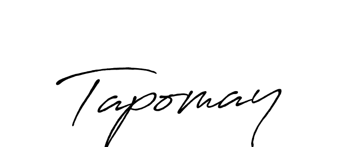 Also we have Tapomay name is the best signature style. Create professional handwritten signature collection using Antro_Vectra_Bolder autograph style. Tapomay signature style 7 images and pictures png