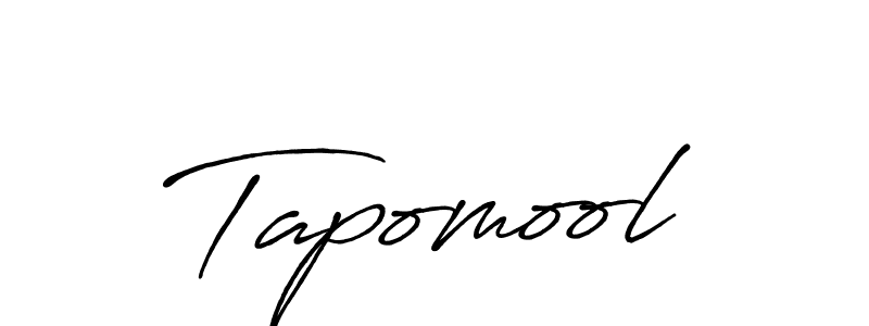 Also we have Tapomool name is the best signature style. Create professional handwritten signature collection using Antro_Vectra_Bolder autograph style. Tapomool signature style 7 images and pictures png