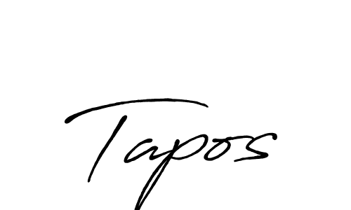 Make a beautiful signature design for name Tapos. Use this online signature maker to create a handwritten signature for free. Tapos signature style 7 images and pictures png