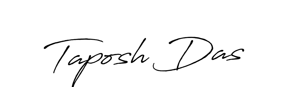 You should practise on your own different ways (Antro_Vectra_Bolder) to write your name (Taposh Das) in signature. don't let someone else do it for you. Taposh Das signature style 7 images and pictures png