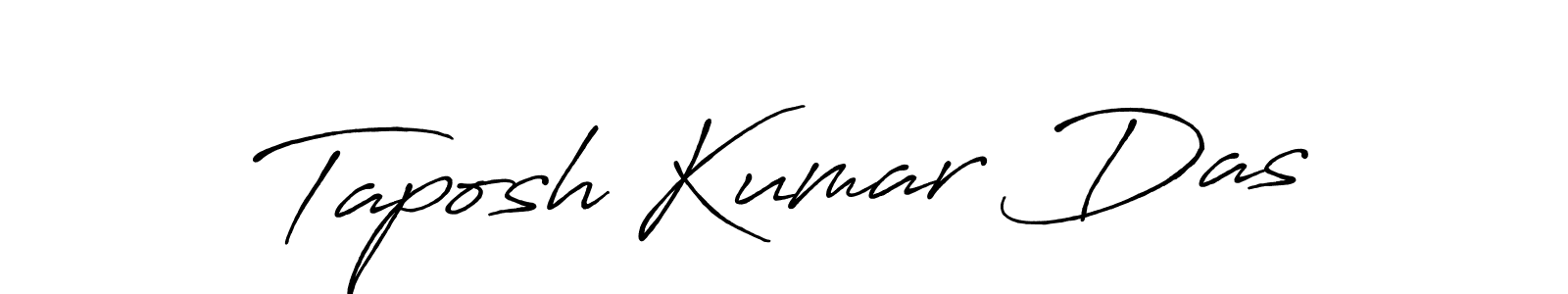 You should practise on your own different ways (Antro_Vectra_Bolder) to write your name (Taposh Kumar Das) in signature. don't let someone else do it for you. Taposh Kumar Das signature style 7 images and pictures png