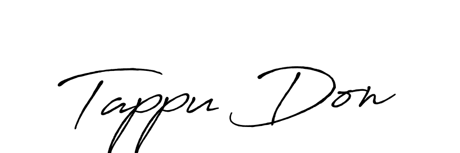 You can use this online signature creator to create a handwritten signature for the name Tappu Don. This is the best online autograph maker. Tappu Don signature style 7 images and pictures png