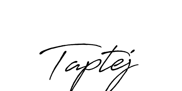 You can use this online signature creator to create a handwritten signature for the name Taptej. This is the best online autograph maker. Taptej signature style 7 images and pictures png