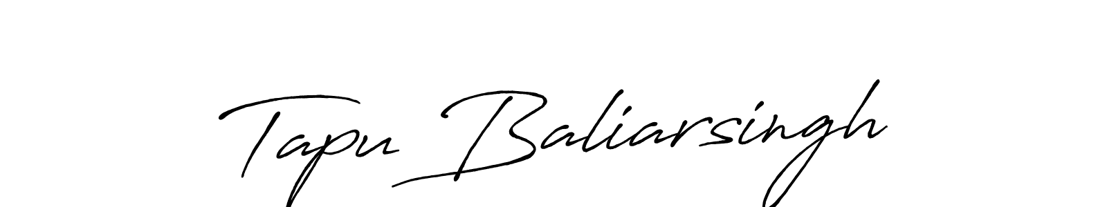 Also we have Tapu Baliarsingh name is the best signature style. Create professional handwritten signature collection using Antro_Vectra_Bolder autograph style. Tapu Baliarsingh signature style 7 images and pictures png