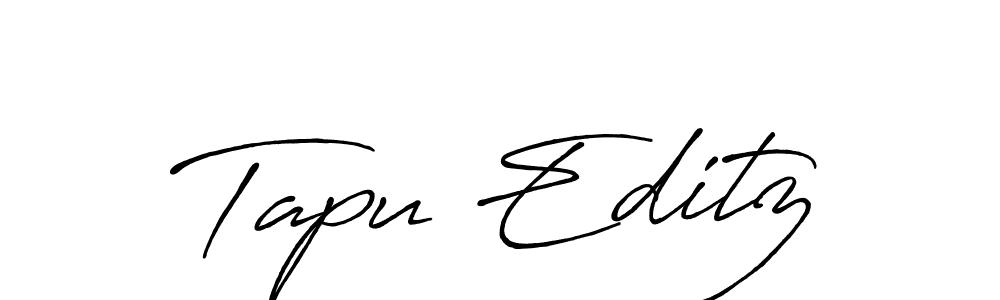 Similarly Antro_Vectra_Bolder is the best handwritten signature design. Signature creator online .You can use it as an online autograph creator for name Tapu Editz. Tapu Editz signature style 7 images and pictures png