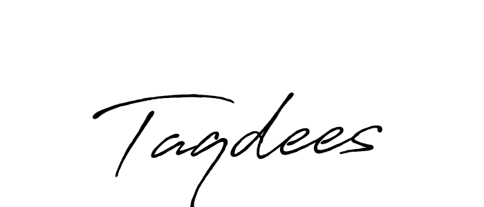 Make a beautiful signature design for name Taqdees. Use this online signature maker to create a handwritten signature for free. Taqdees signature style 7 images and pictures png