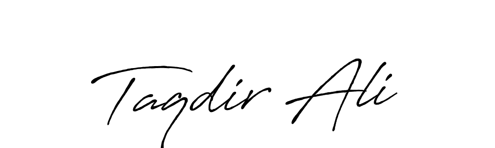 Make a beautiful signature design for name Taqdir Ali. Use this online signature maker to create a handwritten signature for free. Taqdir Ali signature style 7 images and pictures png