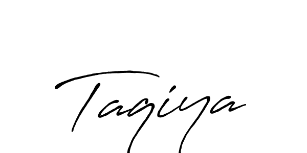 How to make Taqiya name signature. Use Antro_Vectra_Bolder style for creating short signs online. This is the latest handwritten sign. Taqiya signature style 7 images and pictures png