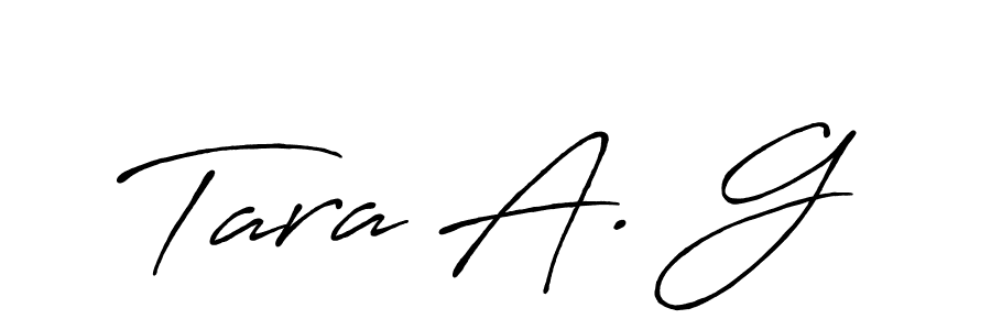 Design your own signature with our free online signature maker. With this signature software, you can create a handwritten (Antro_Vectra_Bolder) signature for name Tara A. G. Tara A. G signature style 7 images and pictures png