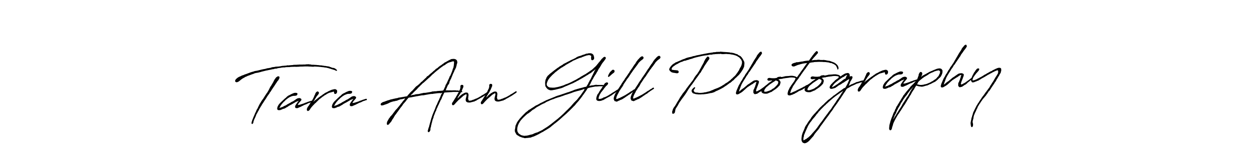 Design your own signature with our free online signature maker. With this signature software, you can create a handwritten (Antro_Vectra_Bolder) signature for name Tara Ann Gill Photography. Tara Ann Gill Photography signature style 7 images and pictures png