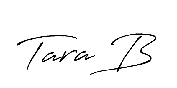 Tara B stylish signature style. Best Handwritten Sign (Antro_Vectra_Bolder) for my name. Handwritten Signature Collection Ideas for my name Tara B. Tara B signature style 7 images and pictures png