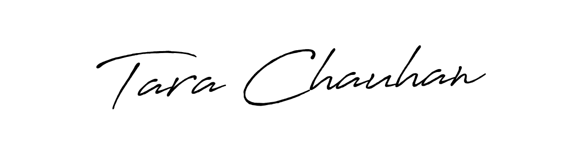 Design your own signature with our free online signature maker. With this signature software, you can create a handwritten (Antro_Vectra_Bolder) signature for name Tara Chauhan. Tara Chauhan signature style 7 images and pictures png