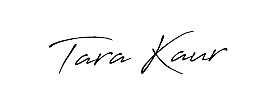 How to make Tara Kaur name signature. Use Antro_Vectra_Bolder style for creating short signs online. This is the latest handwritten sign. Tara Kaur signature style 7 images and pictures png