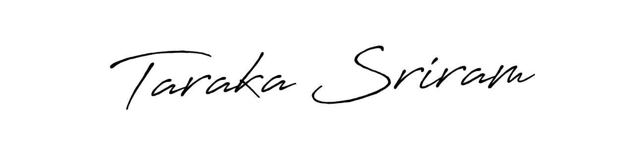 Design your own signature with our free online signature maker. With this signature software, you can create a handwritten (Antro_Vectra_Bolder) signature for name Taraka Sriram. Taraka Sriram signature style 7 images and pictures png