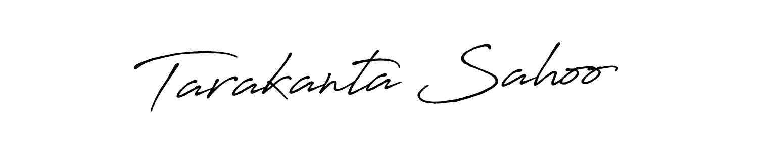 Create a beautiful signature design for name Tarakanta Sahoo. With this signature (Antro_Vectra_Bolder) fonts, you can make a handwritten signature for free. Tarakanta Sahoo signature style 7 images and pictures png