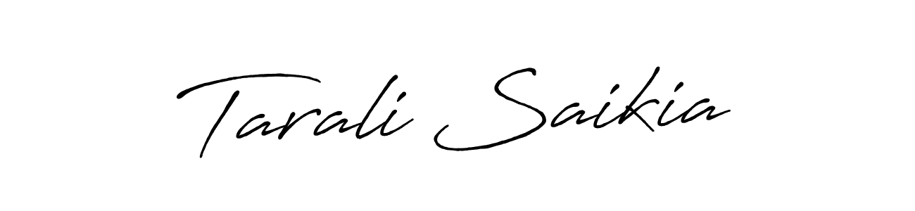 You can use this online signature creator to create a handwritten signature for the name Tarali Saikia. This is the best online autograph maker. Tarali Saikia signature style 7 images and pictures png