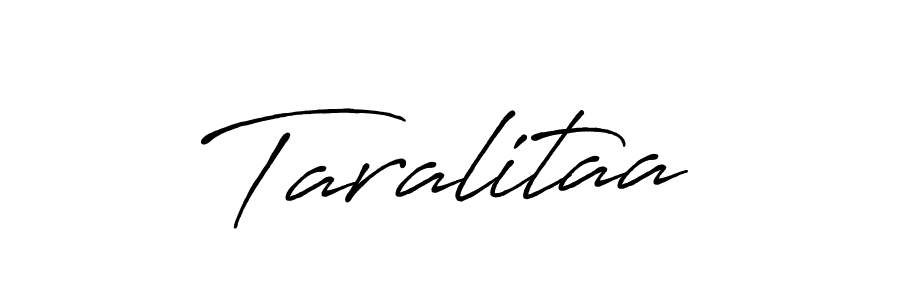 Similarly Antro_Vectra_Bolder is the best handwritten signature design. Signature creator online .You can use it as an online autograph creator for name Taralitaa. Taralitaa signature style 7 images and pictures png