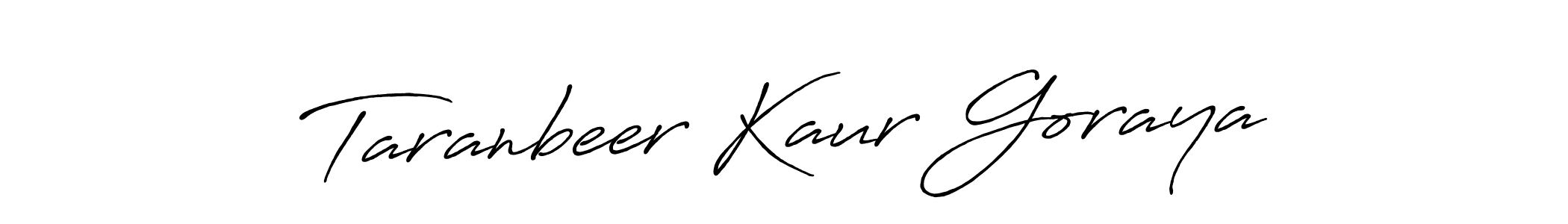 Make a short Taranbeer Kaur Goraya signature style. Manage your documents anywhere anytime using Antro_Vectra_Bolder. Create and add eSignatures, submit forms, share and send files easily. Taranbeer Kaur Goraya signature style 7 images and pictures png