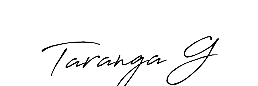 Make a beautiful signature design for name Taranga G. Use this online signature maker to create a handwritten signature for free. Taranga G signature style 7 images and pictures png