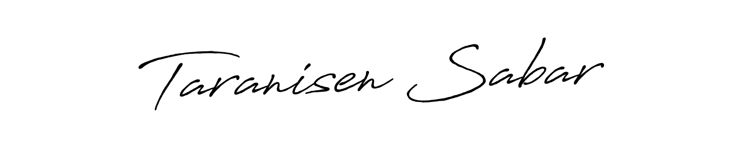 How to make Taranisen Sabar signature? Antro_Vectra_Bolder is a professional autograph style. Create handwritten signature for Taranisen Sabar name. Taranisen Sabar signature style 7 images and pictures png