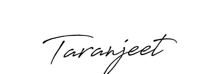 Use a signature maker to create a handwritten signature online. With this signature software, you can design (Antro_Vectra_Bolder) your own signature for name Taranjeet. Taranjeet signature style 7 images and pictures png