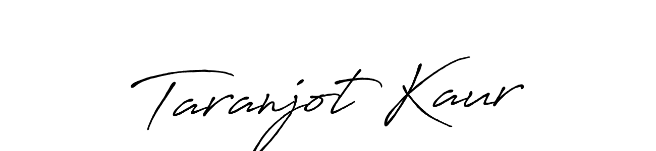 Use a signature maker to create a handwritten signature online. With this signature software, you can design (Antro_Vectra_Bolder) your own signature for name Taranjot Kaur. Taranjot Kaur signature style 7 images and pictures png