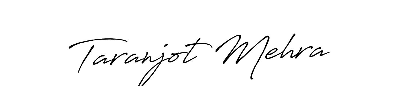 Also You can easily find your signature by using the search form. We will create Taranjot Mehra name handwritten signature images for you free of cost using Antro_Vectra_Bolder sign style. Taranjot Mehra signature style 7 images and pictures png