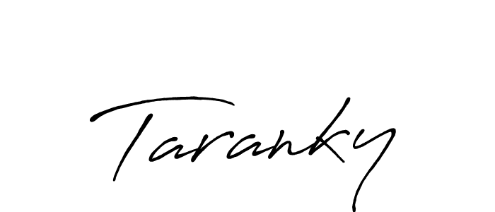 Also we have Taranky name is the best signature style. Create professional handwritten signature collection using Antro_Vectra_Bolder autograph style. Taranky signature style 7 images and pictures png